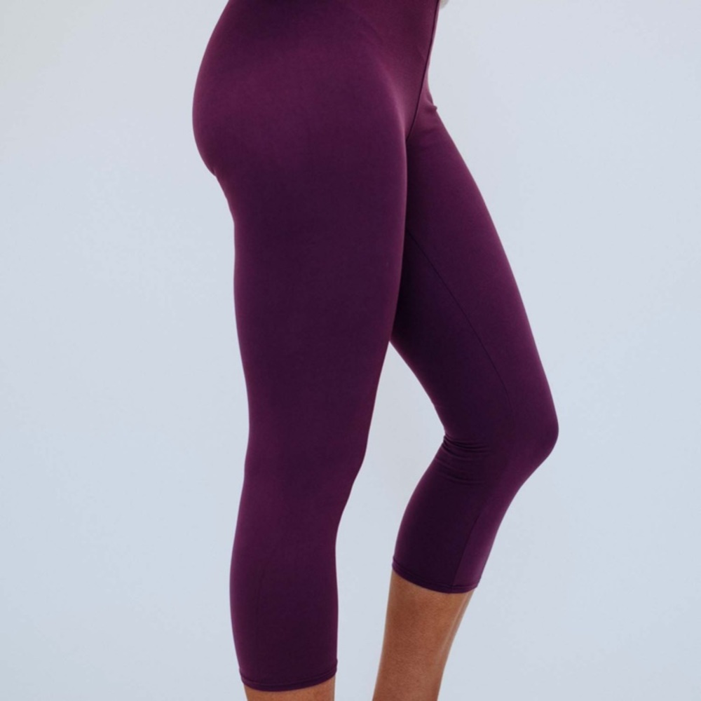 Purple Capri Leggings